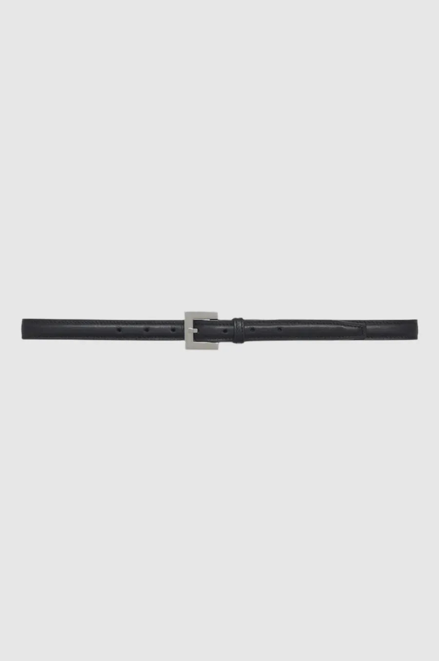 Anine Bing Nicola Belt in Black with Silver