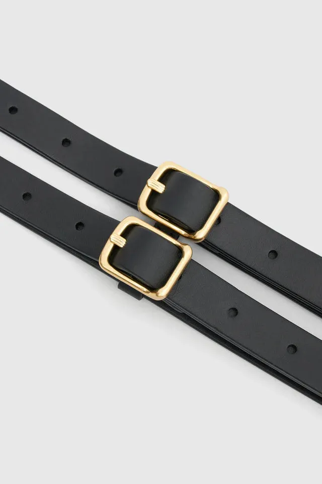 Camilla and Marc Austin Belt in Black and Gold