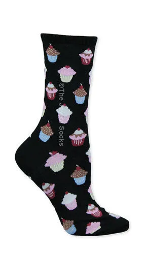 Cherry On Top Cupcakes Socks (Women's)