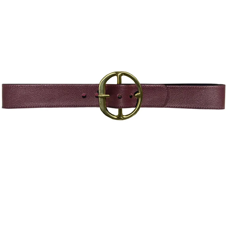 Chunky HIP PANT Belt - Burgundy