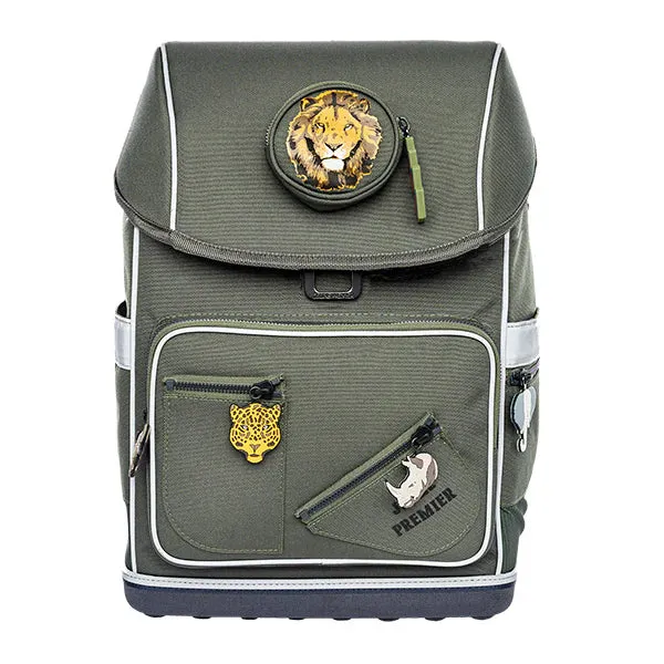 Ergonomic School Backpack - Big Five (Khaki)