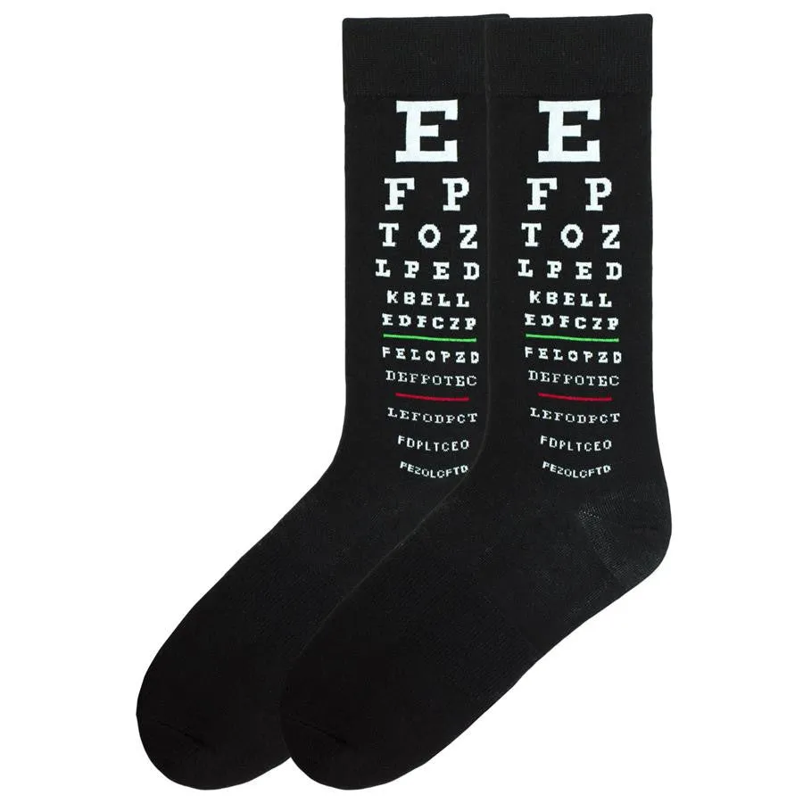 Eye Chart Socks (Men's)