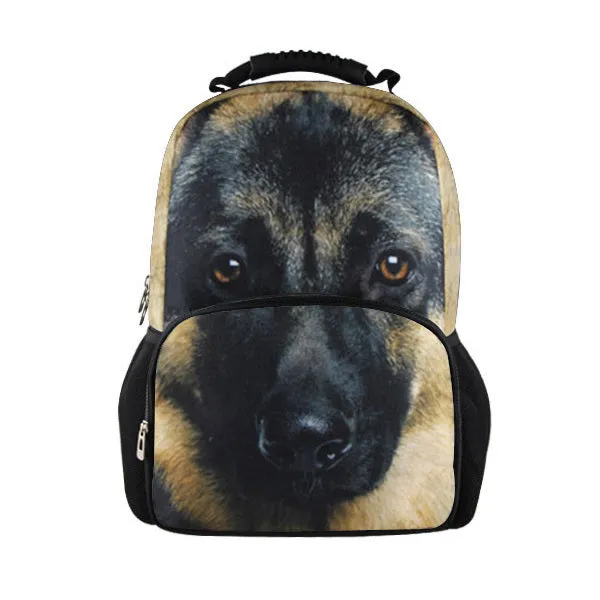 German Shepherd Backpack, For Men, ila Feminina Backpacks, School, Tourism Bagpack