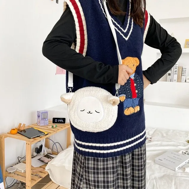 Kawaii Bear Messenger Bag