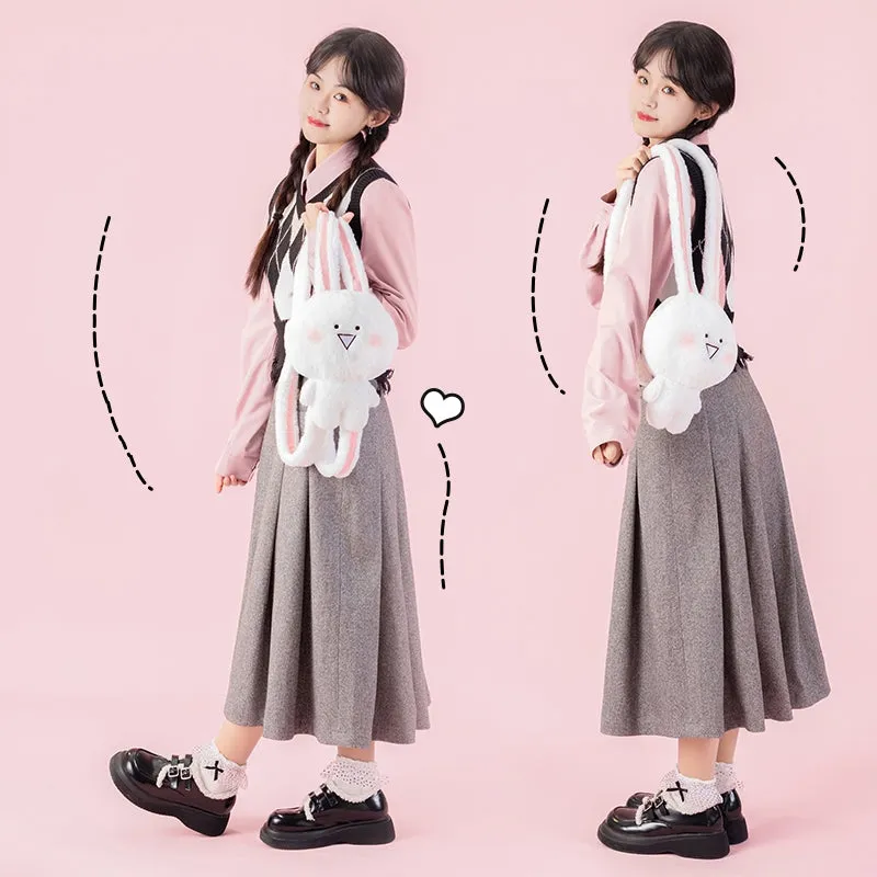 Kawaii Bunny Plush Crossbody Bag
