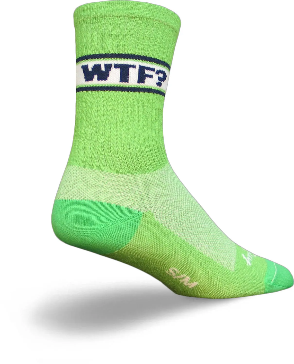 SockGuy WTF Crew Sport Socks